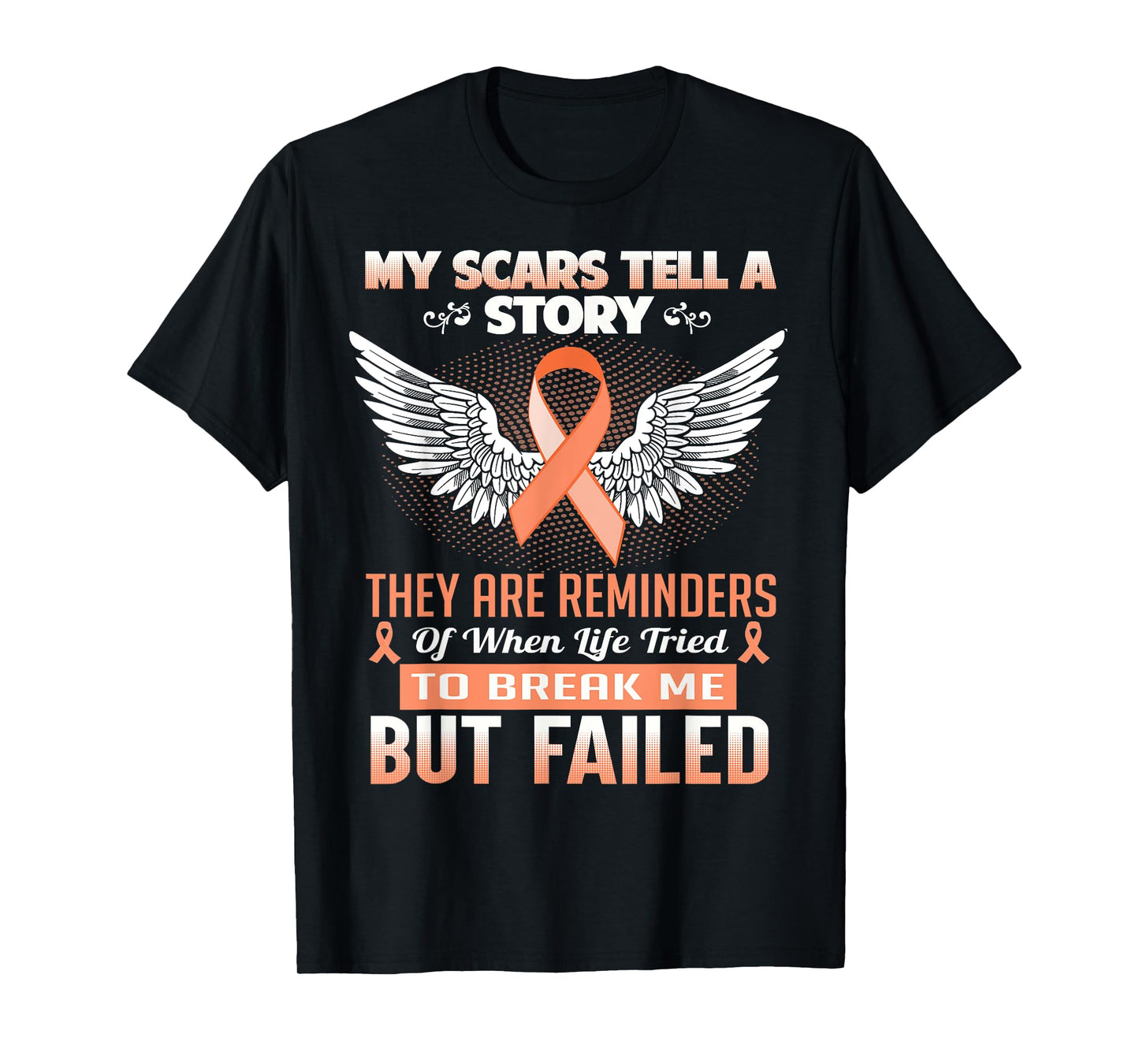My Scars Tell A Story - Uterine Cancer Awareness Shirt T-Shirt