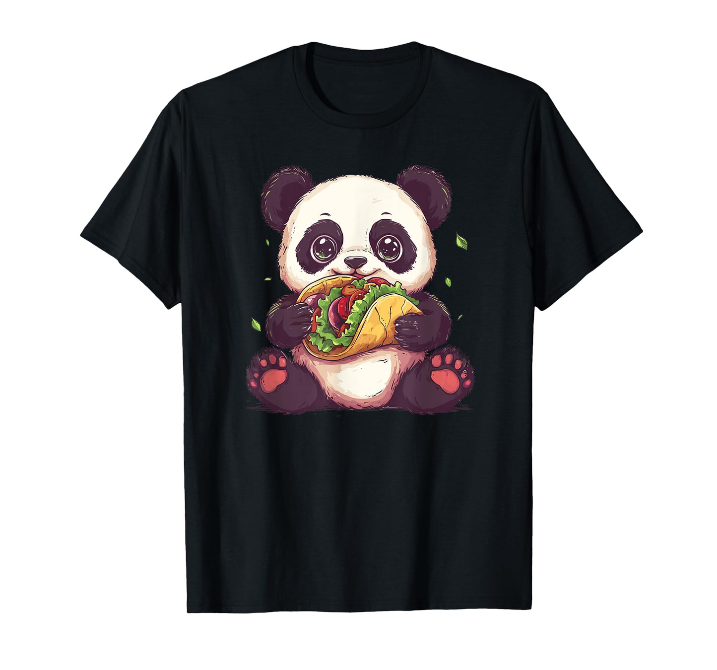Panda Enjoys Taco Snack T-Shirt