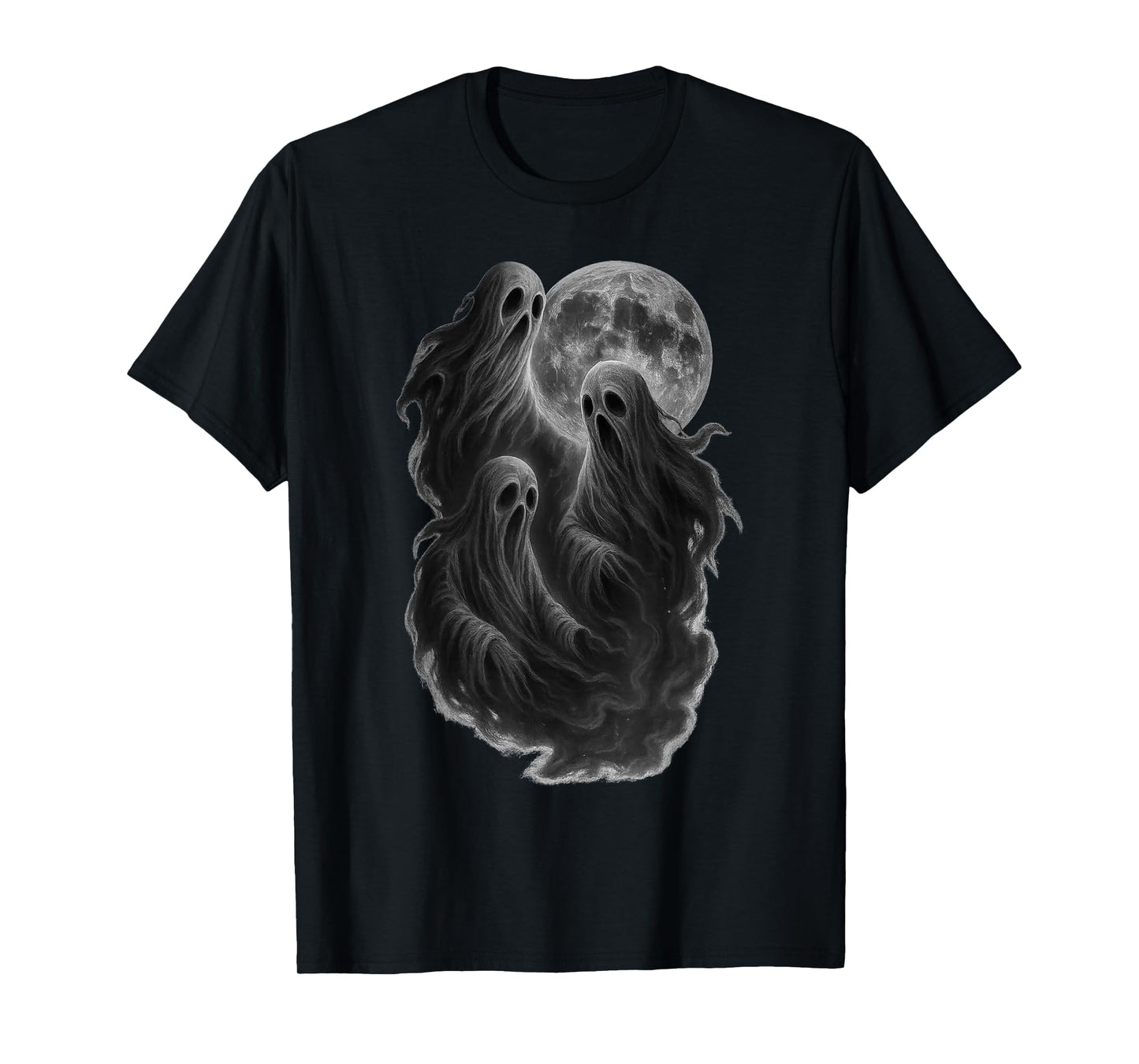 Vintage 3 Ghosts Funny Halloween T-Shirt