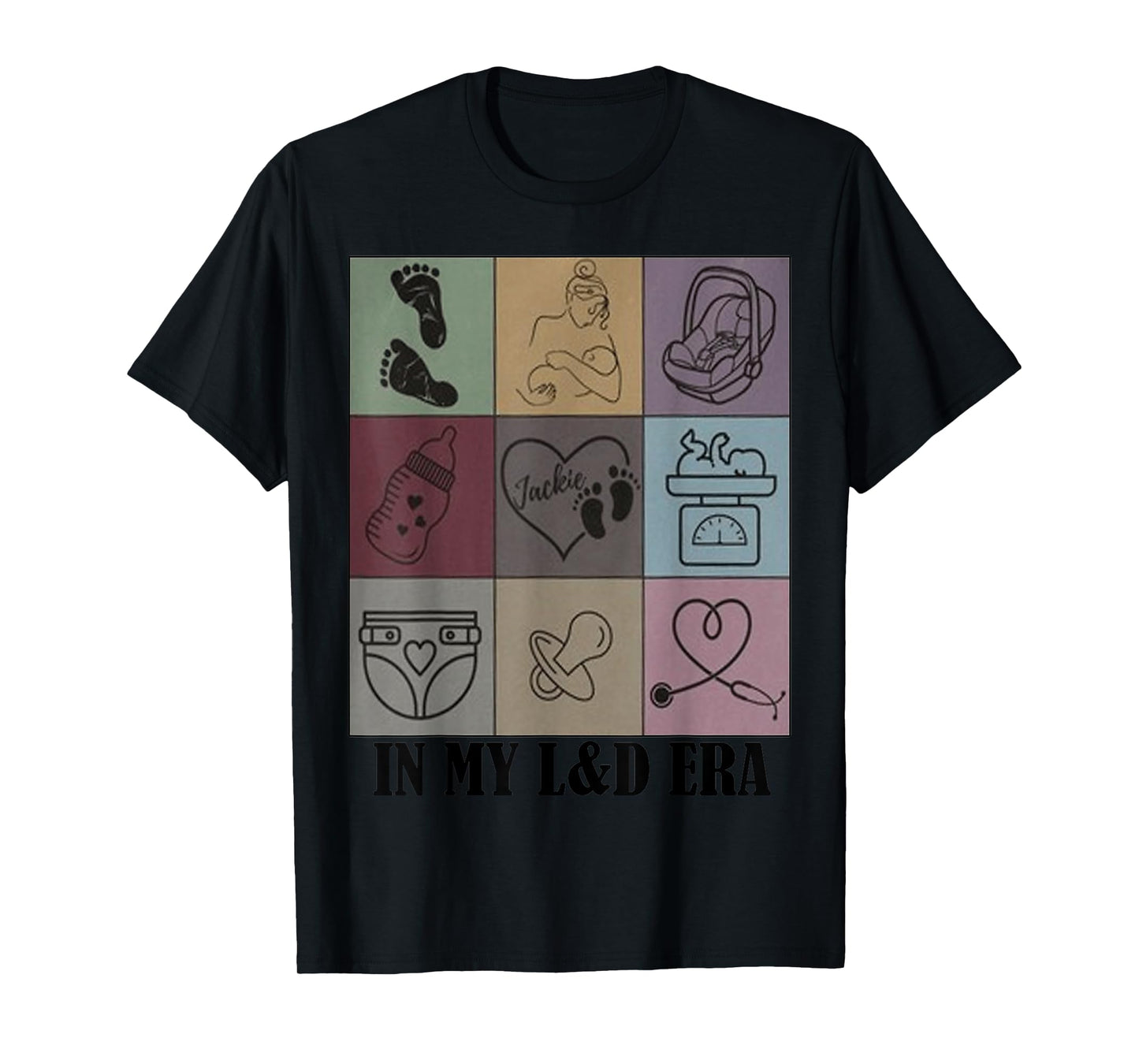 funny Nurse Quote In My Labor and Delivery Nurse Era cool T-Shirt