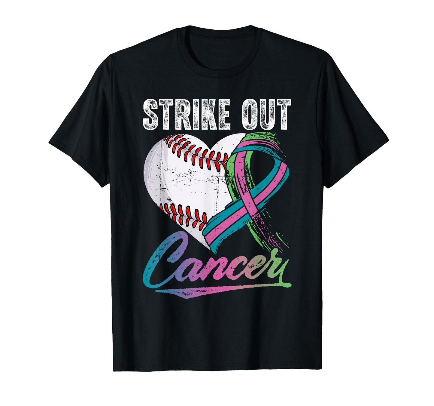 Strikeout Metastatic Breast Cancer Awareness Baseball Women T-Shirt