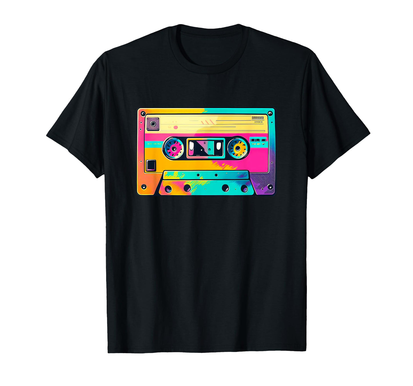 Colorful Cassette Tape 90s Retro Aesthetic T-Shirt