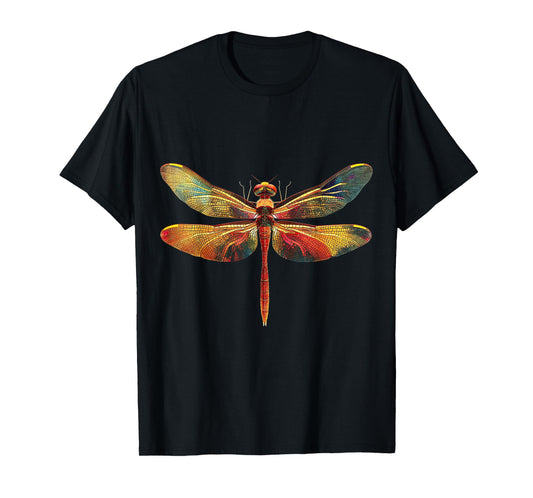 Dragonfly Animal Motif Artwork Dragonfly T-Shirt