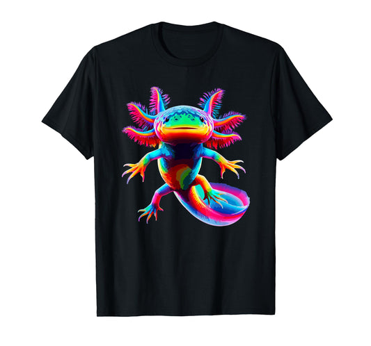 Axolotl Beautiful Colorful Axolotl T-Shirt