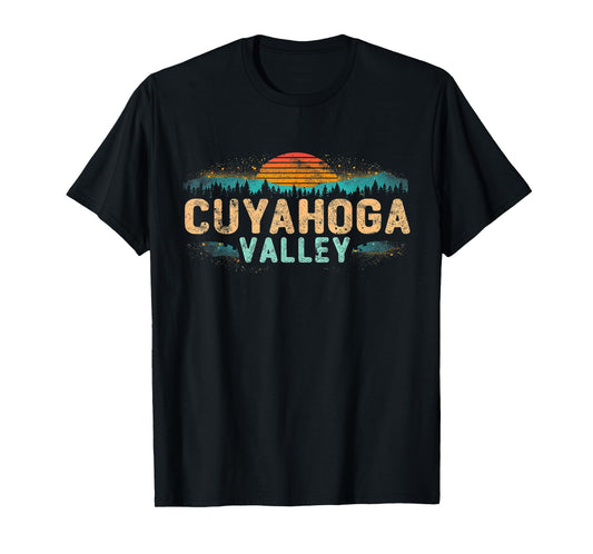 Cuyahoga Valley - US National Park Vintage Men Women Ohio T-Shirt