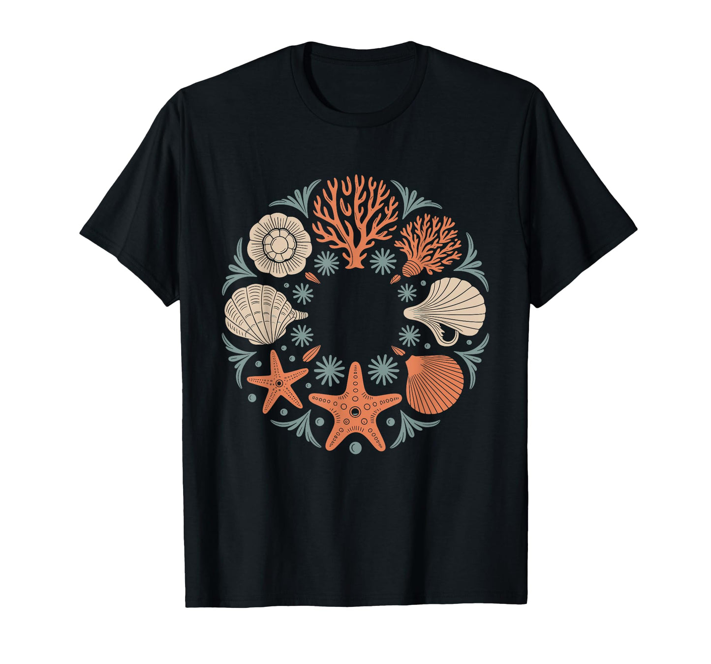 Ocean Academia Coastal Scholar Marine Science Nerd Vintage T-Shirt