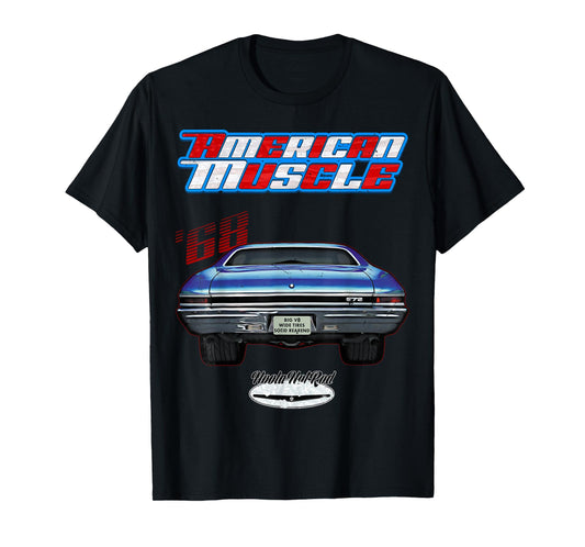 1968 Chevelle,Muscle Car,SS454,SS427,SS396,Hotrod,drag race T-Shirt