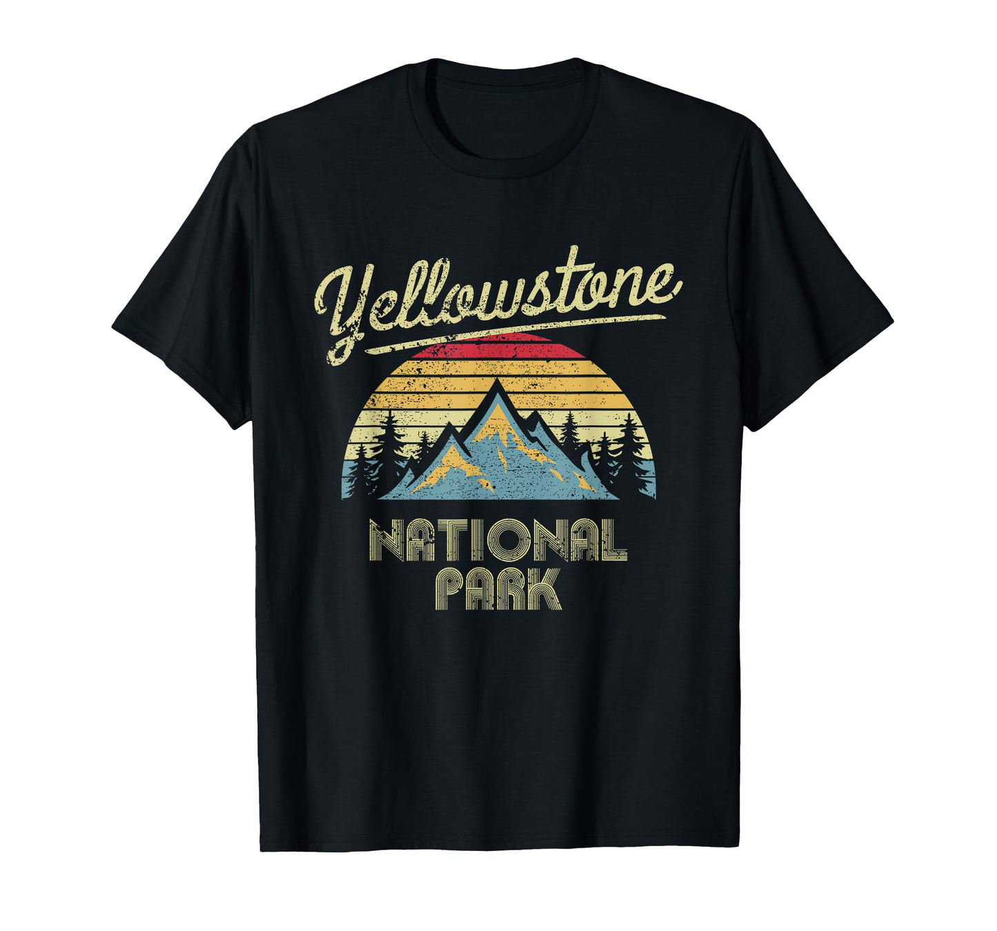 Vintage Retro Yellowstone National Park T-Shirt T-Shirt