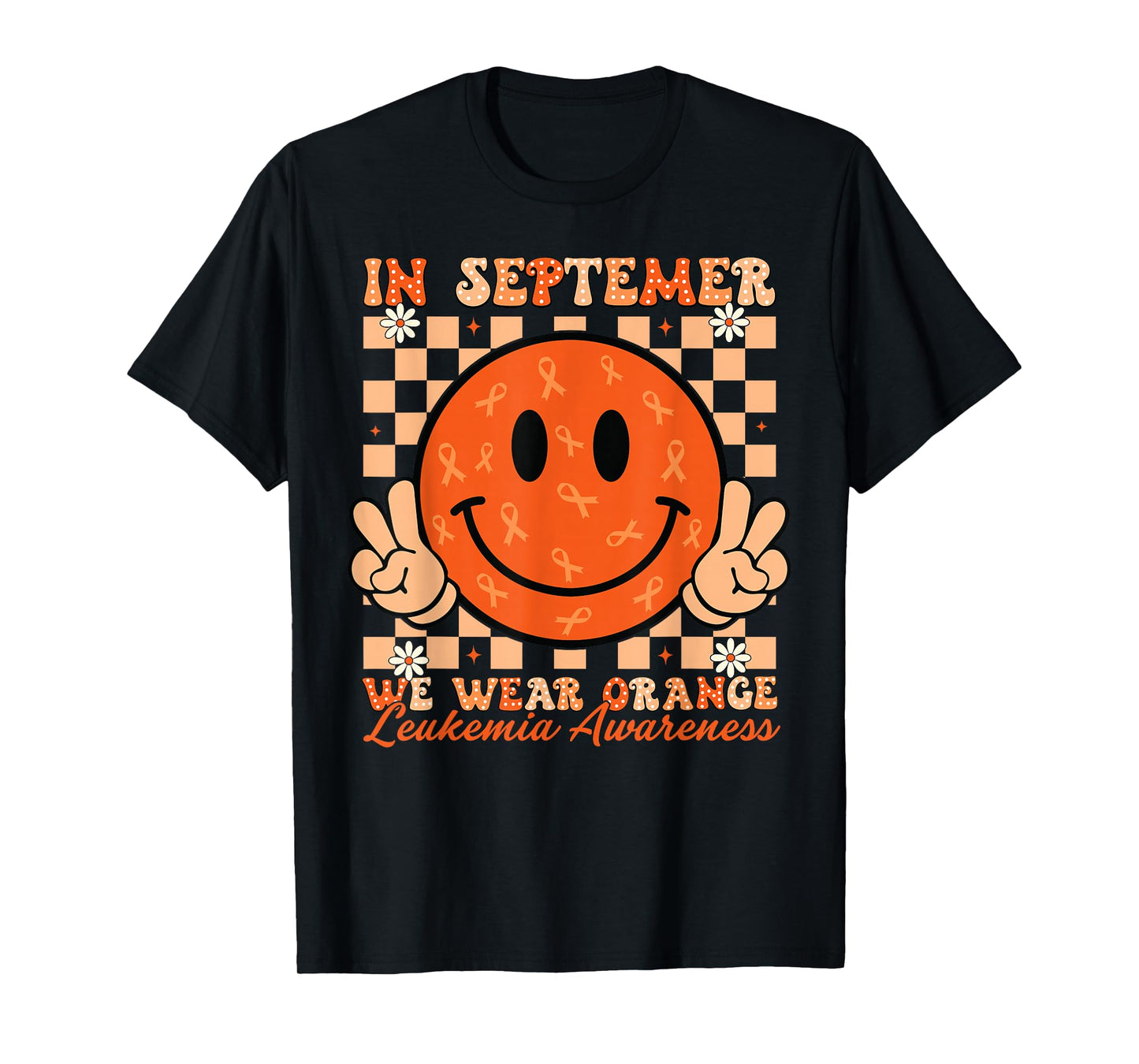 September Wear Orange Leukemia Awareness Men Women Kid T-Shirt