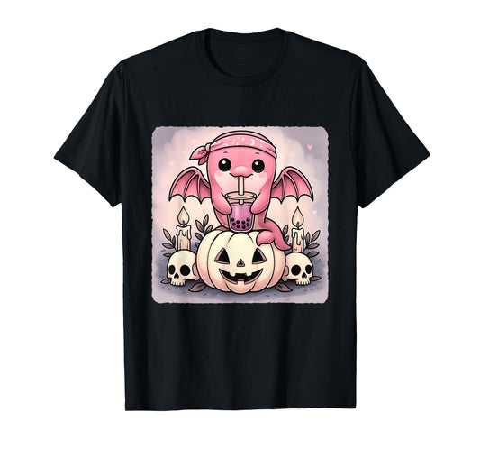 Dolphin Bat Kawaii Pastel Goth Creepy Cute Skeleton T-Shirt