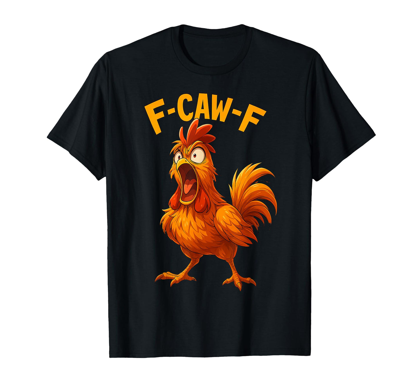 Funny Chicken Humor Quote Rooster Meme Anime Style T-Shirt