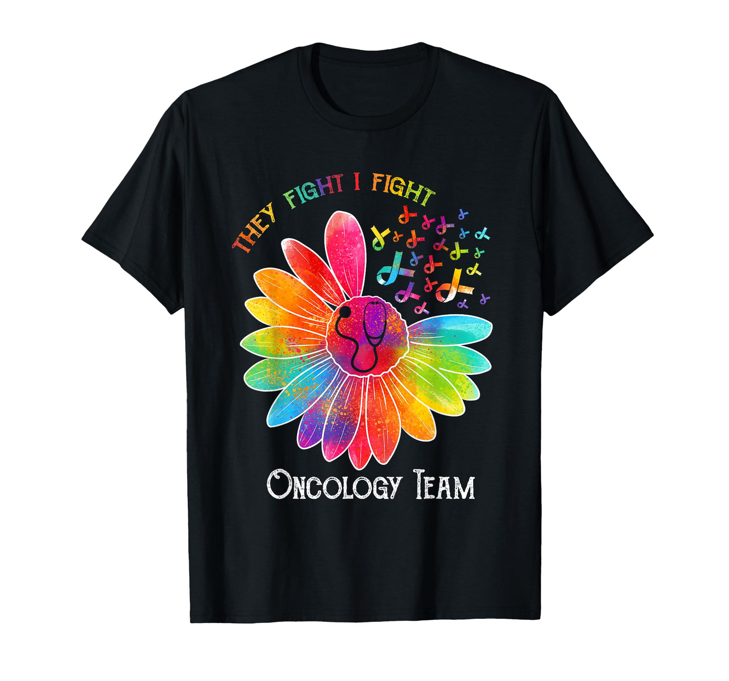 Oncology Team Nurse OCN Nursing Oncologist Sunflower T-Shirt