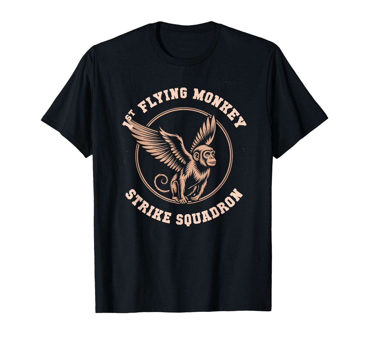 Funny Team Flying Monkeys Squadron Wizard Spooky Warlock T-Shirt