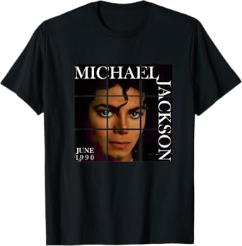 The King of Pop Michael Jackson MJ-016 T-Shirt - Unisex-Kids, Black, Small