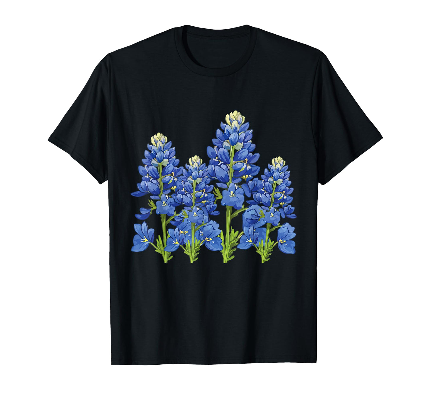 Bluebonnet Texas Spring Flower Fields Texas Wildflower Bloom T-Shirt