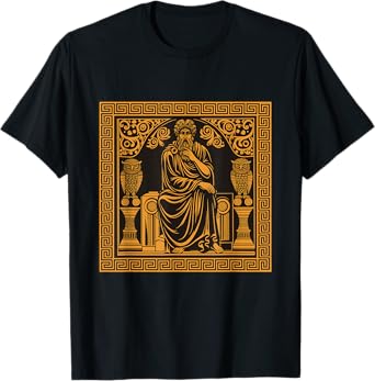 Plato Philosopher Greek History Philosophy Greece Culture T-Shirt