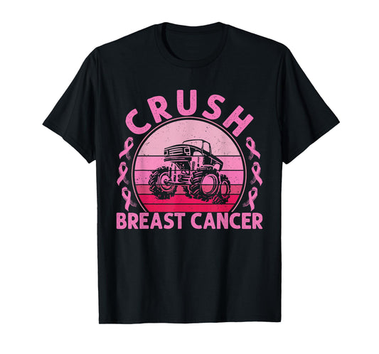 Crush Breast Cancer Awareness Women Men Boys T-Shirt