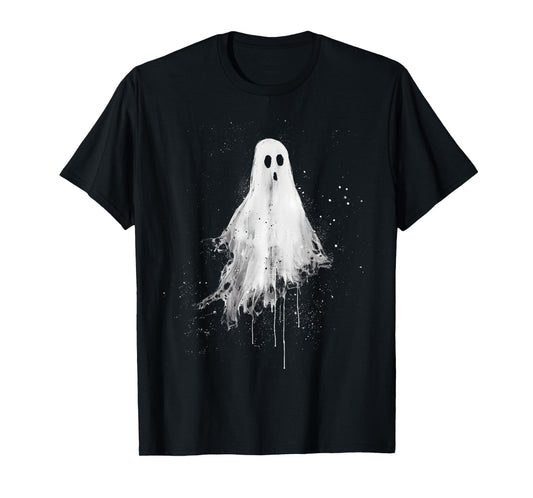 Ghost Horror Spooky Scary Halloween Goth Alt Ghoul Aesthetic T-Shirt