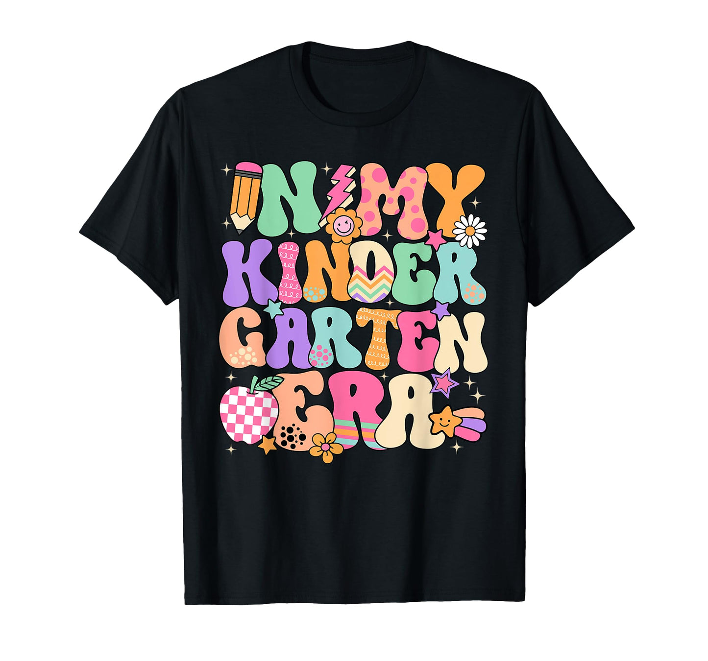 In My Kindergarten Era Cute Teacher Student Back To School T-Shirt
