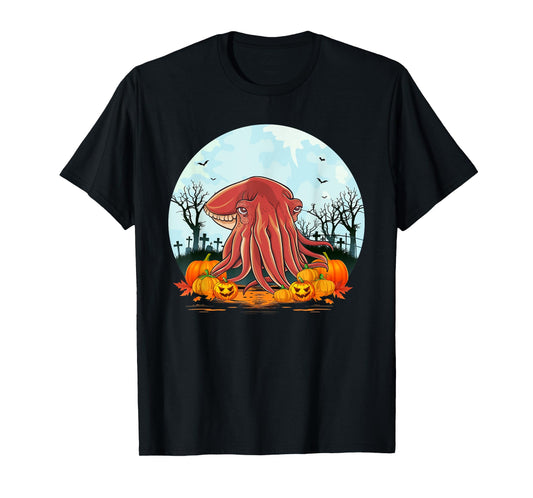 Cuttlefish Lovers Boys Girls Funny Halloween Costume Party T-Shirt