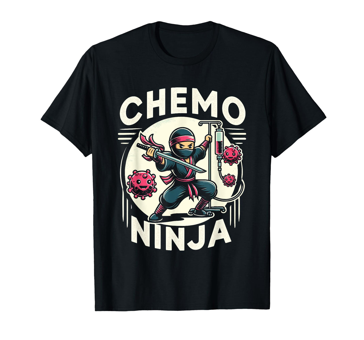 Cancer Fighting Support | Funny Cancer Fighter Warrior Ninja T-Shirt
