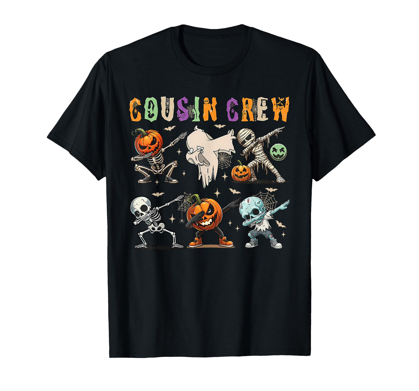 Halloween Cousin Crew Dabbing Matching Cousins Kids Boy T-Shirt