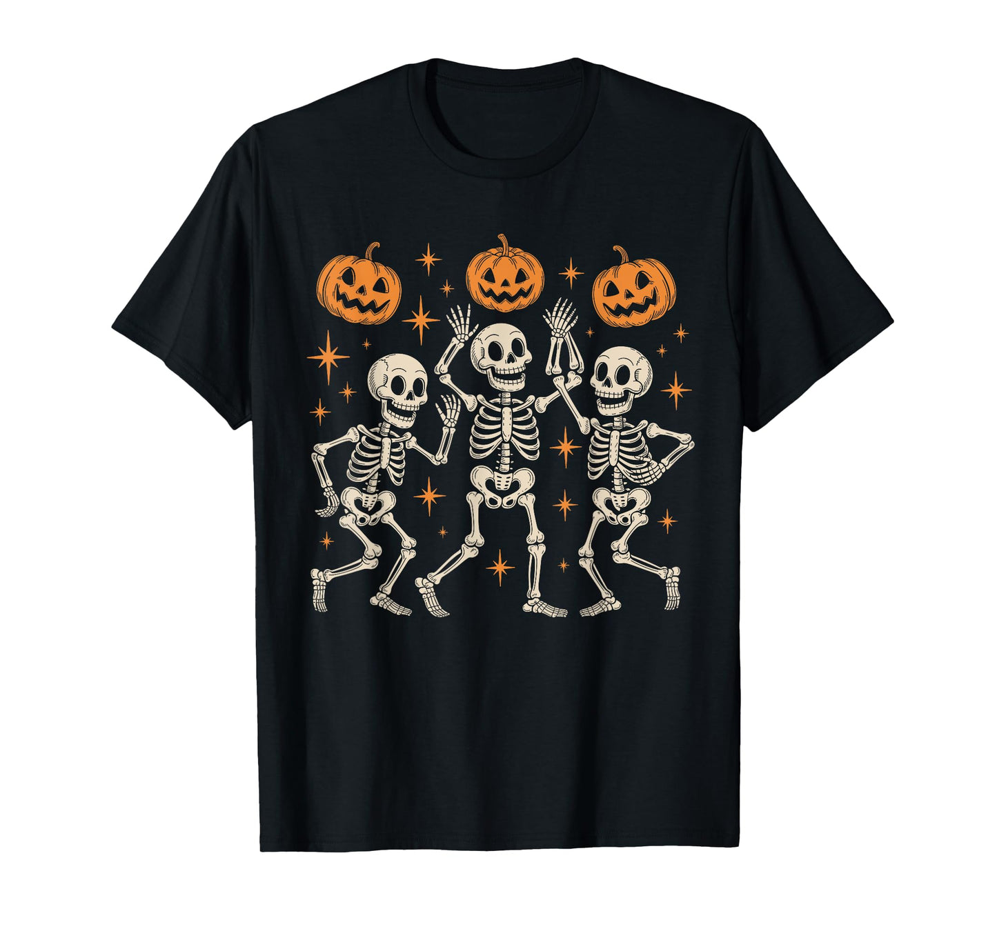 Dancing Skeletons Halloween Dance of Death Macabre Skeleton T-Shirt