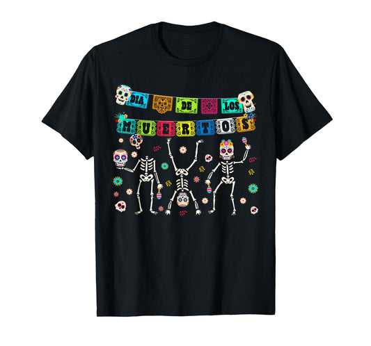 Dia De Los Muertos Dancing Skeleton Gift T-Shirt