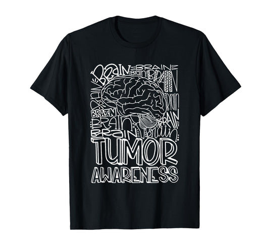 Brain Tumor Awareness Shirt | Brain Tumor Survivor Shirt T-Shirt