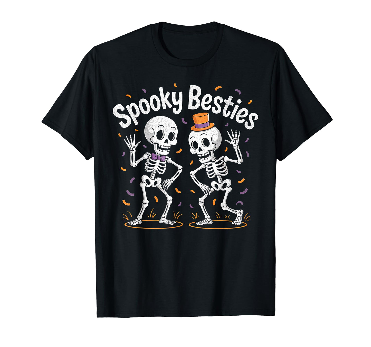 Halloween Dance Party Skeletons Spooky Costume Fun T-Shirt
