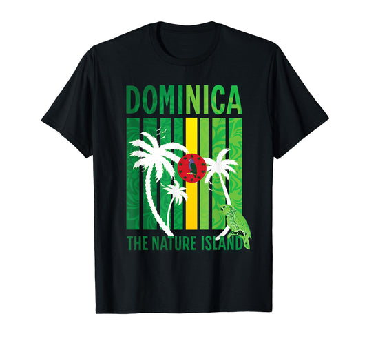 Dominica Island Vacation Flag T-Shirt