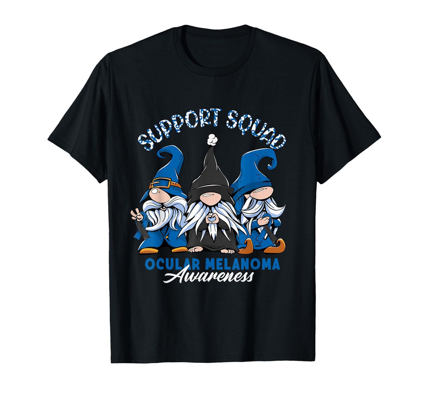 Support Awareness Squad I Eye Cancer & Ocular Melanoma T-Shirt