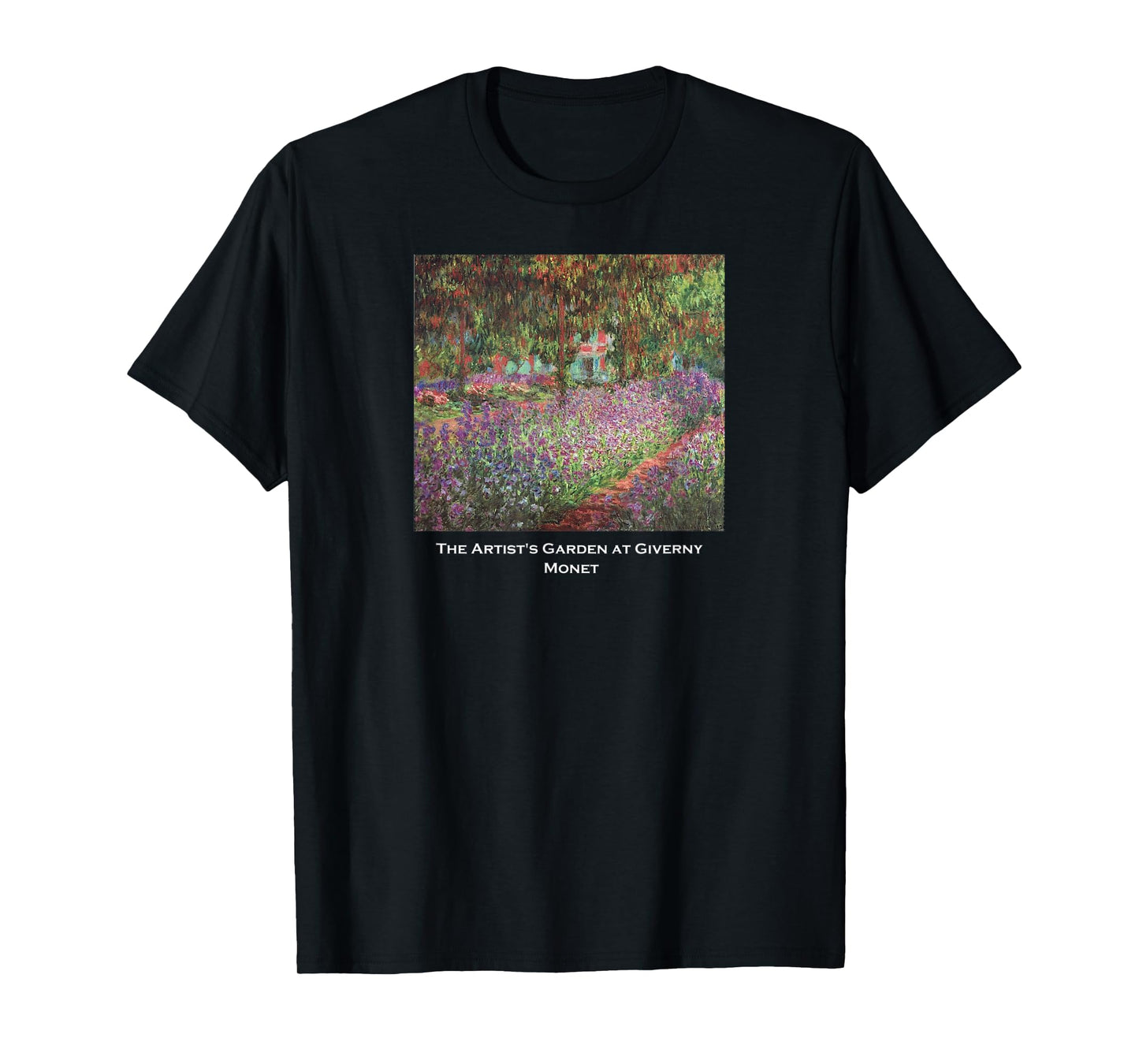 The Artist's Garden at Giverny T-shirt Monet 1900