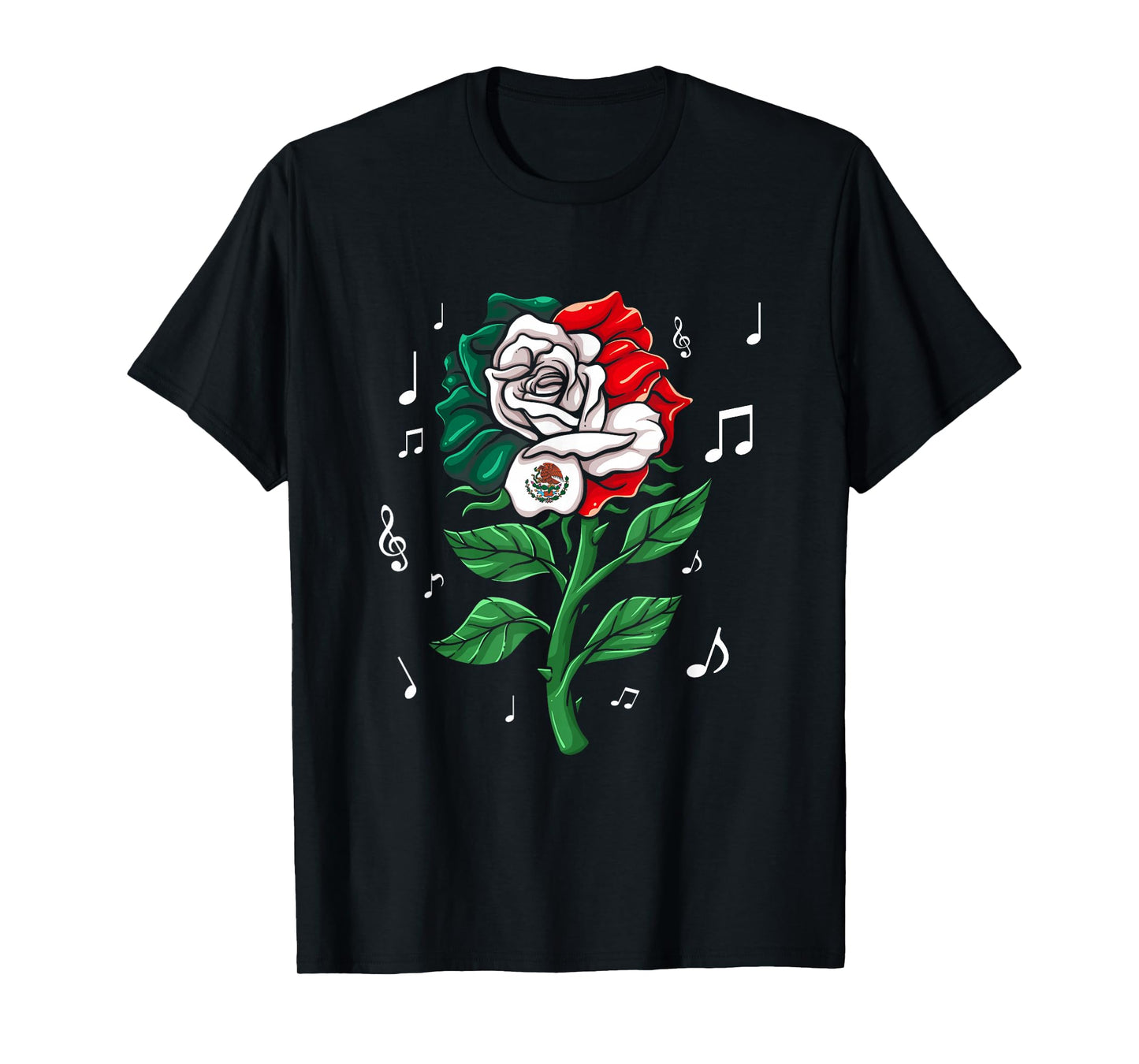 Mexico Gift Rose Tijuana Mexican Hispanic Pride Poncho T-Shirt