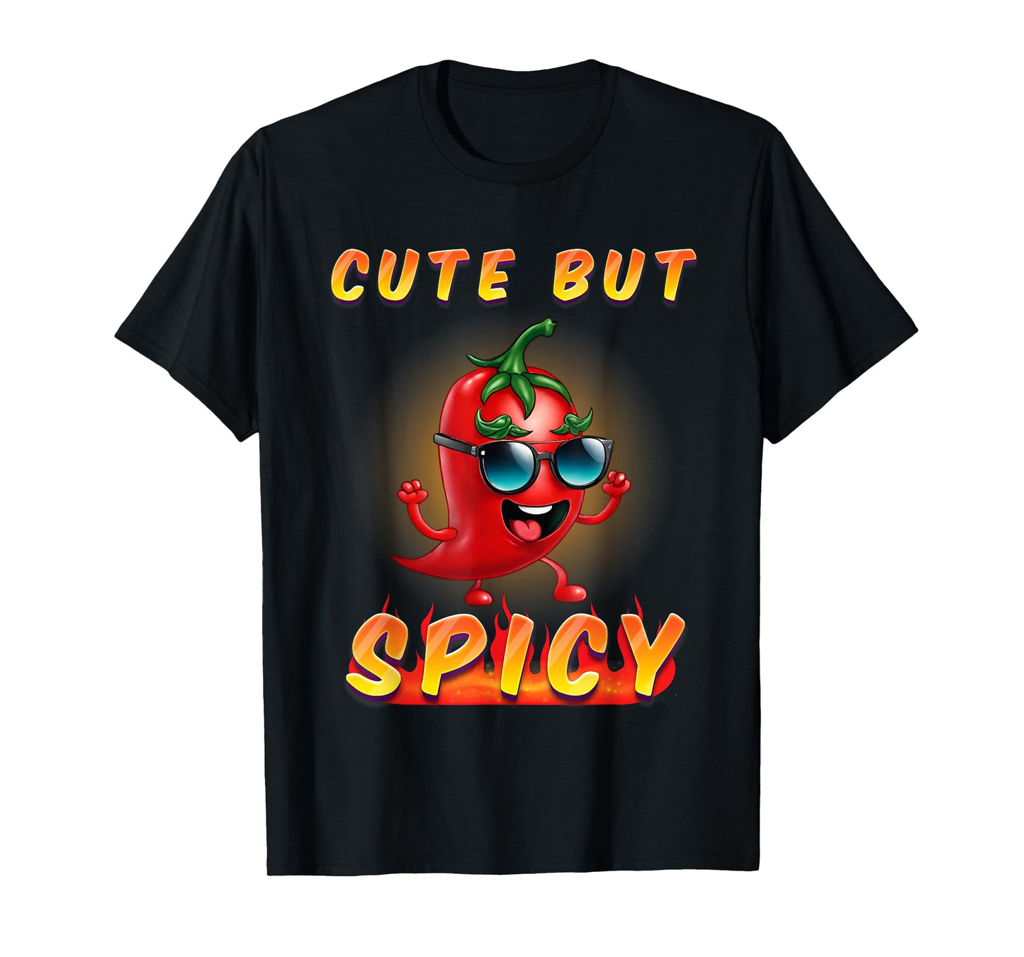 Kids Cute But Spicy Mexican Cinco De Mayo Chili Boys Girls T-Shirt