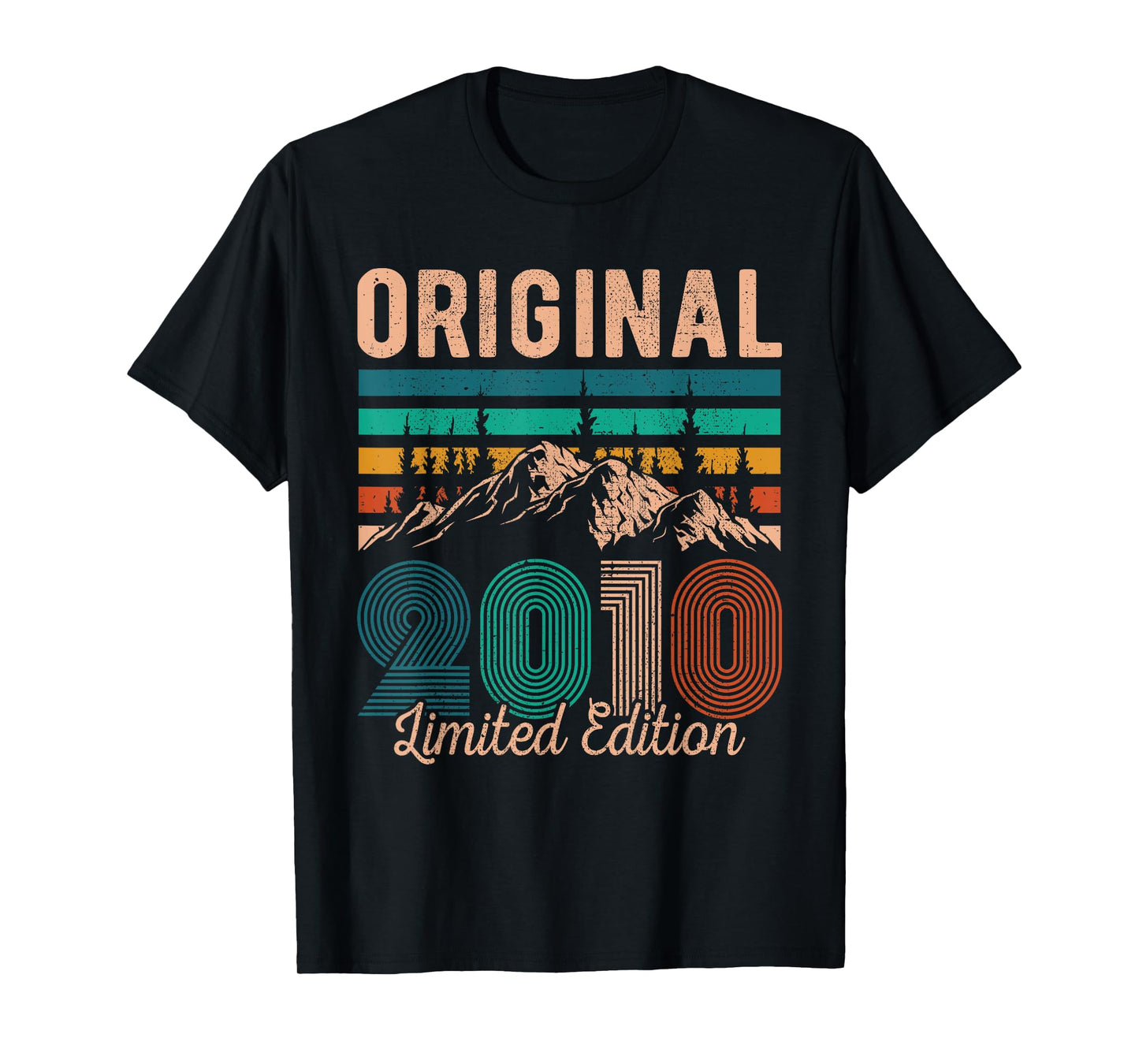 Legendary Since 2010 Birthday Hiking Mountains Vintage 2010 T-Shirt