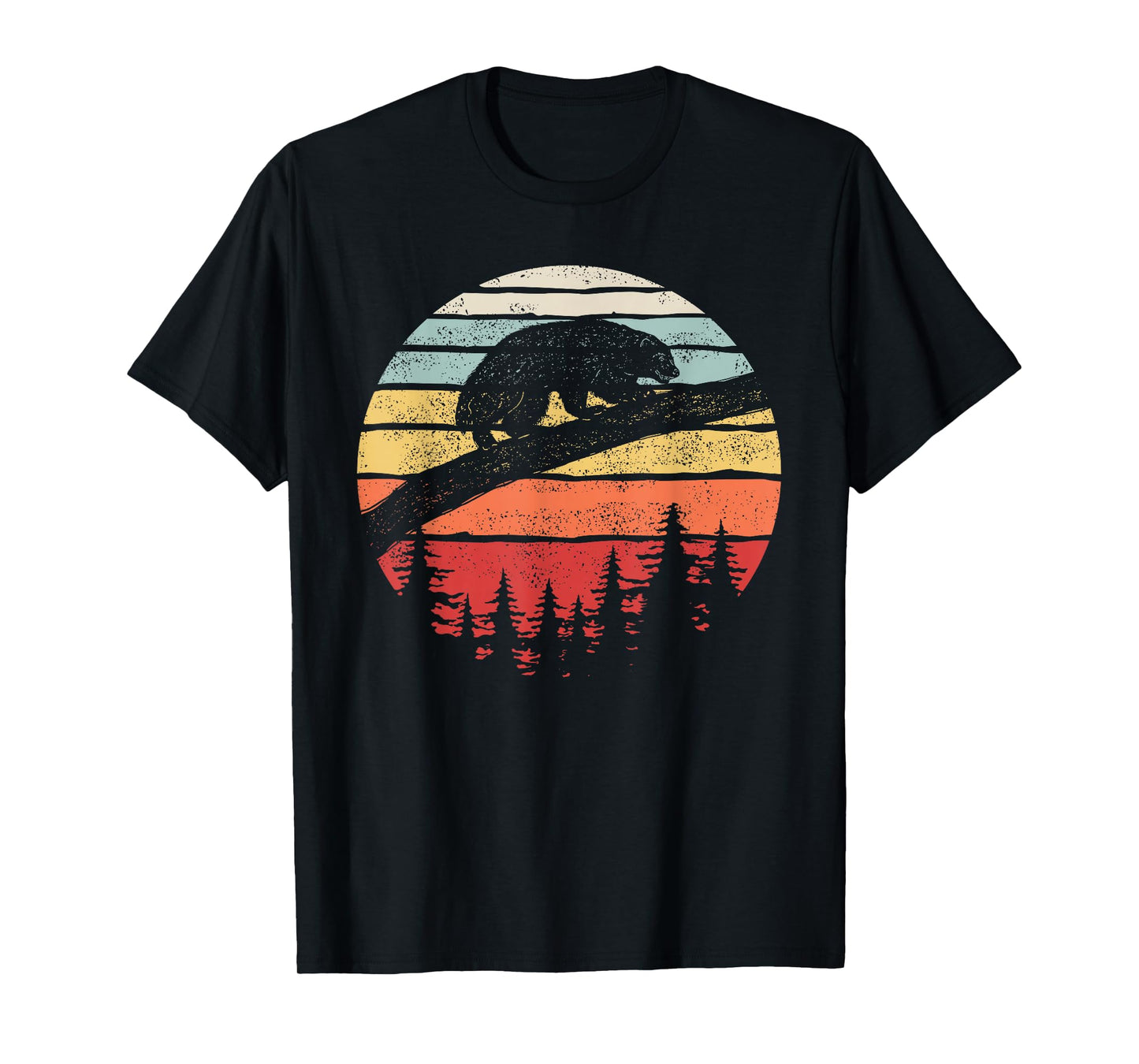 Vintage Retro Wolverine Animal T-Shirt
