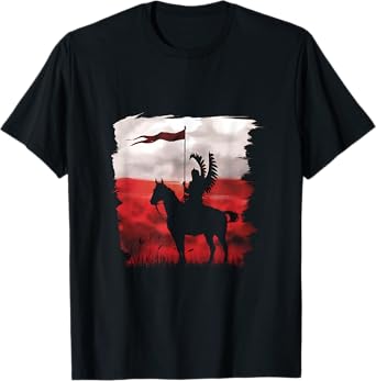 Polish national day Hussar Husaria Polska Poland Flag T-Shirt
