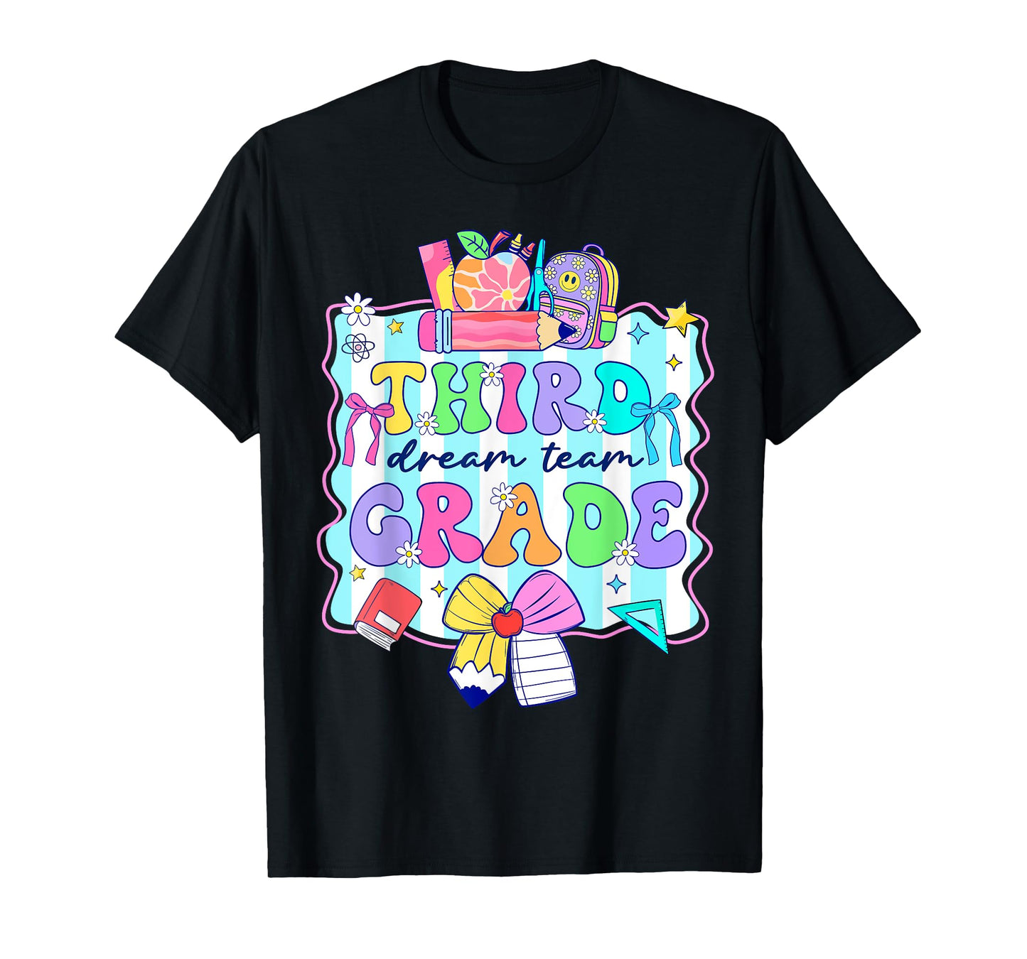 3rd Grade For Boys Girls Teacher Third Grade Back to School T-Shirt