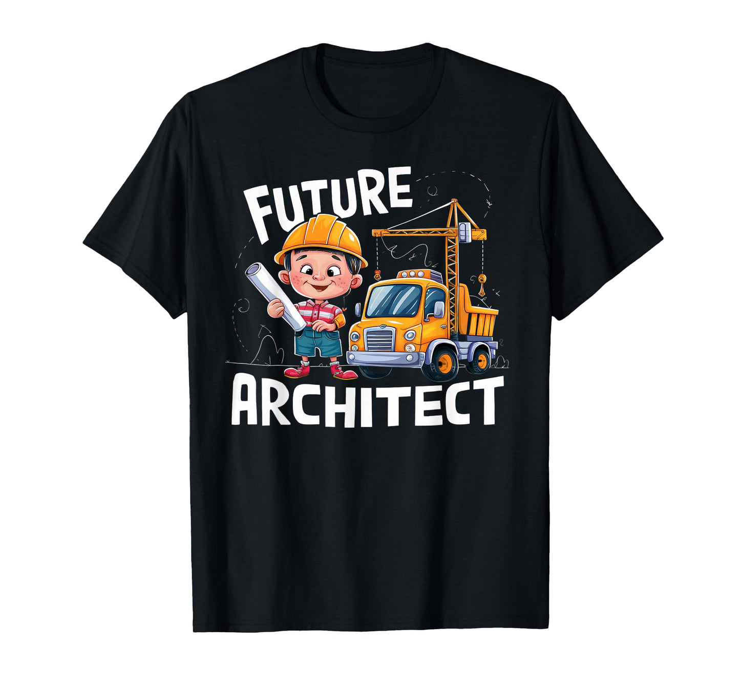 Future Architect Costume Pretend Play Kids Design T-Shirt