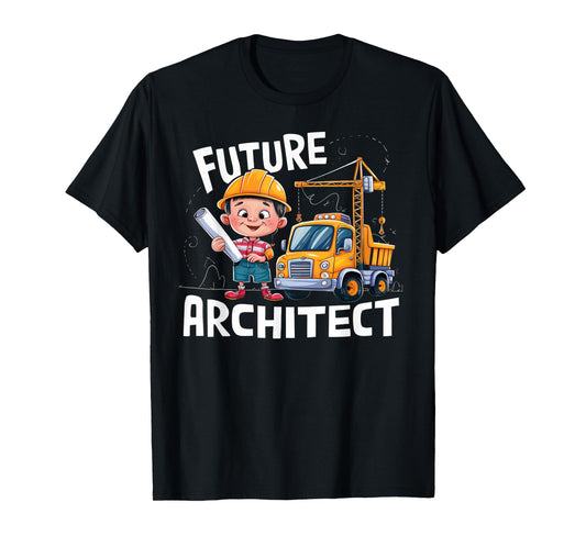 Future Architect Costume Pretend Play Kids Design T-Shirt