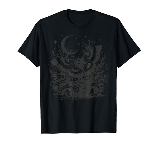 Cute Butterfly Grunge Fairycore Therian Cute Moth Aesthetic T-Shirt