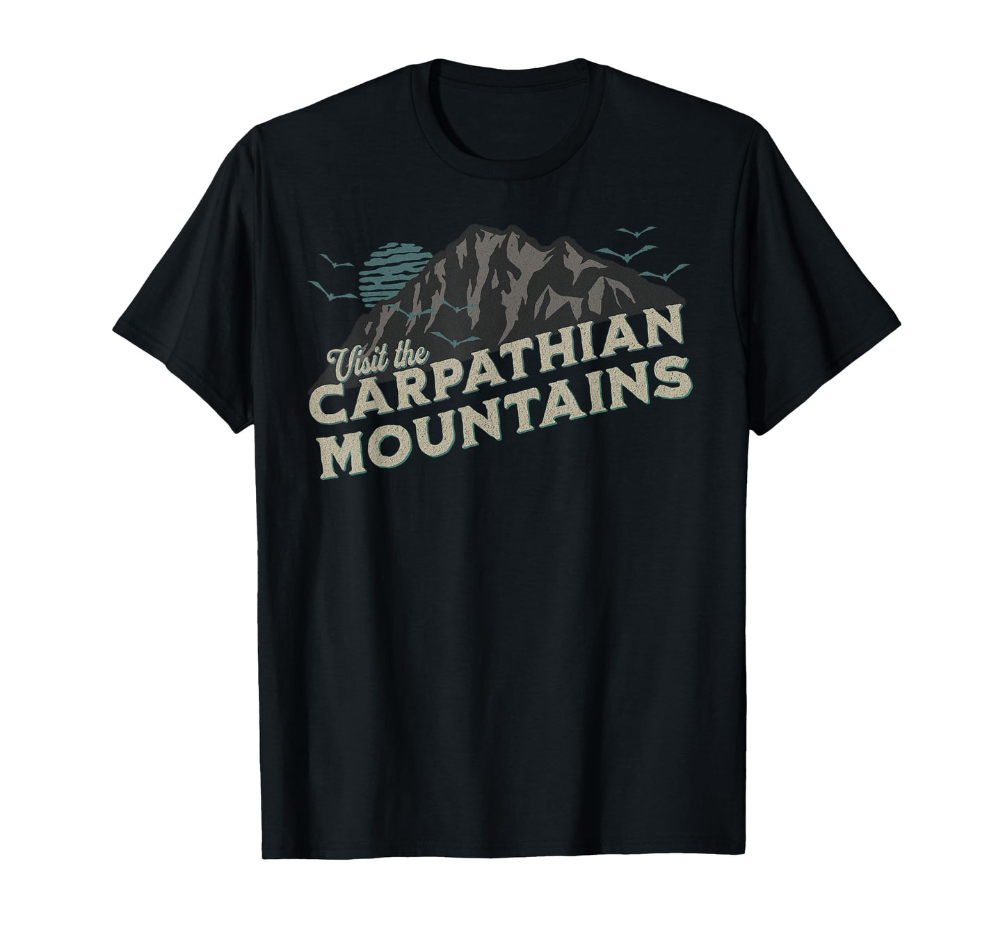 Visit the Carpatian Funny Vampire Camping T-Shirt