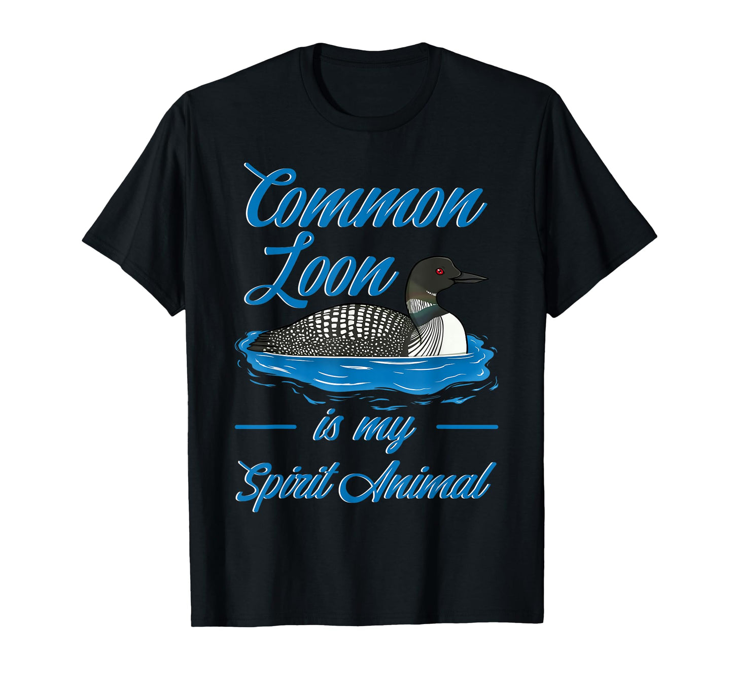 Common Loon Bird Ducks Funny Cute T-Shirt