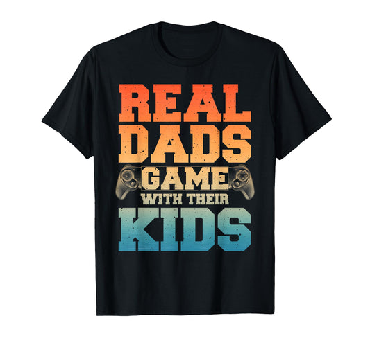 Funny Gamer Dad Art For Gaming Dad Daddy Men Game Lover T-Shirt