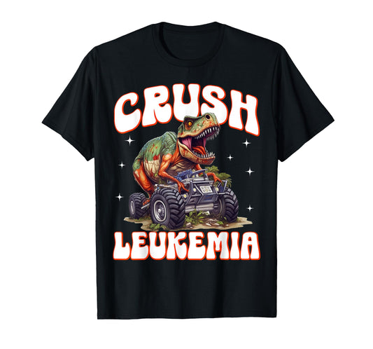 Crush Leukemia Awareness Cure Blood Cancer Fighter Kids T-Shirt