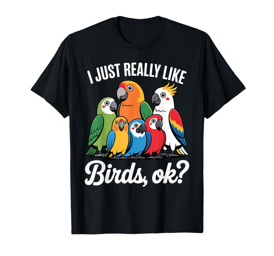 Funny Bird Watching Art for Men Women Bird Watcher Birding T-Shirt