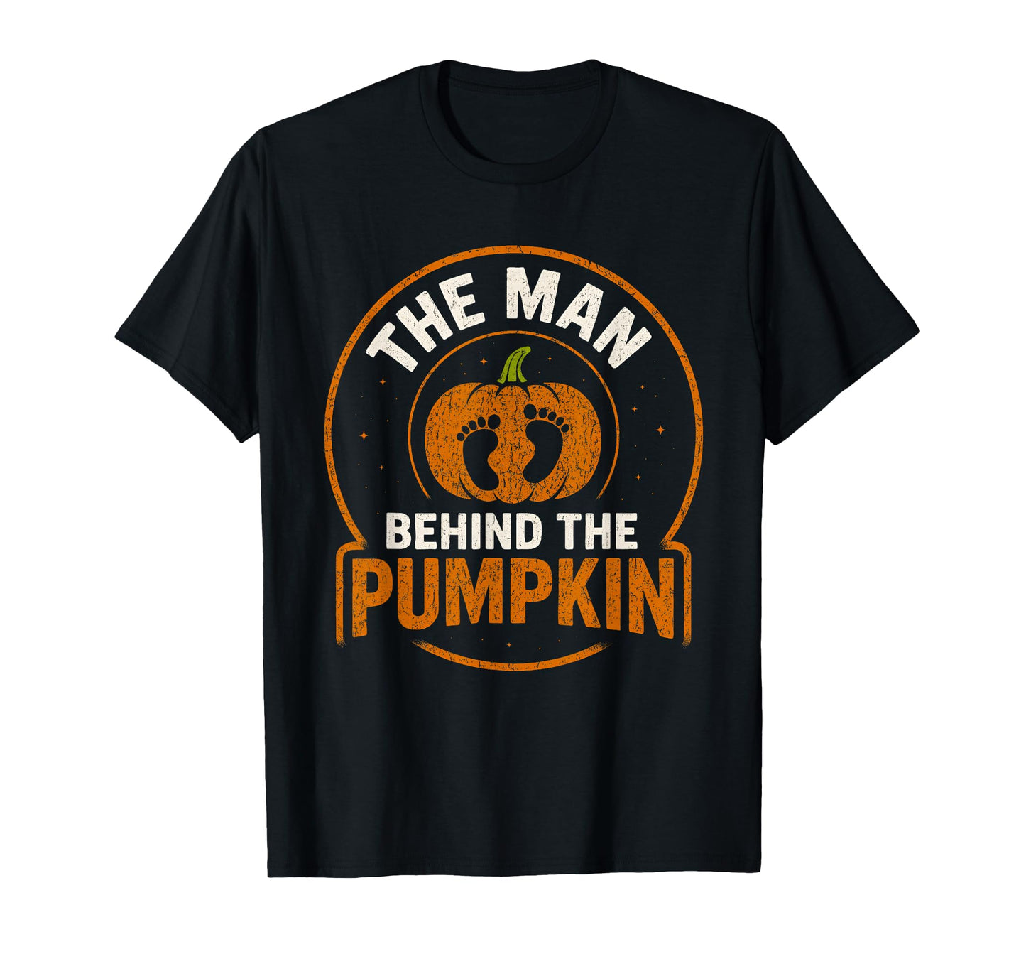Pregnancy Announcement Dad Pumpkin Halloween Costume Funny T-Shirt