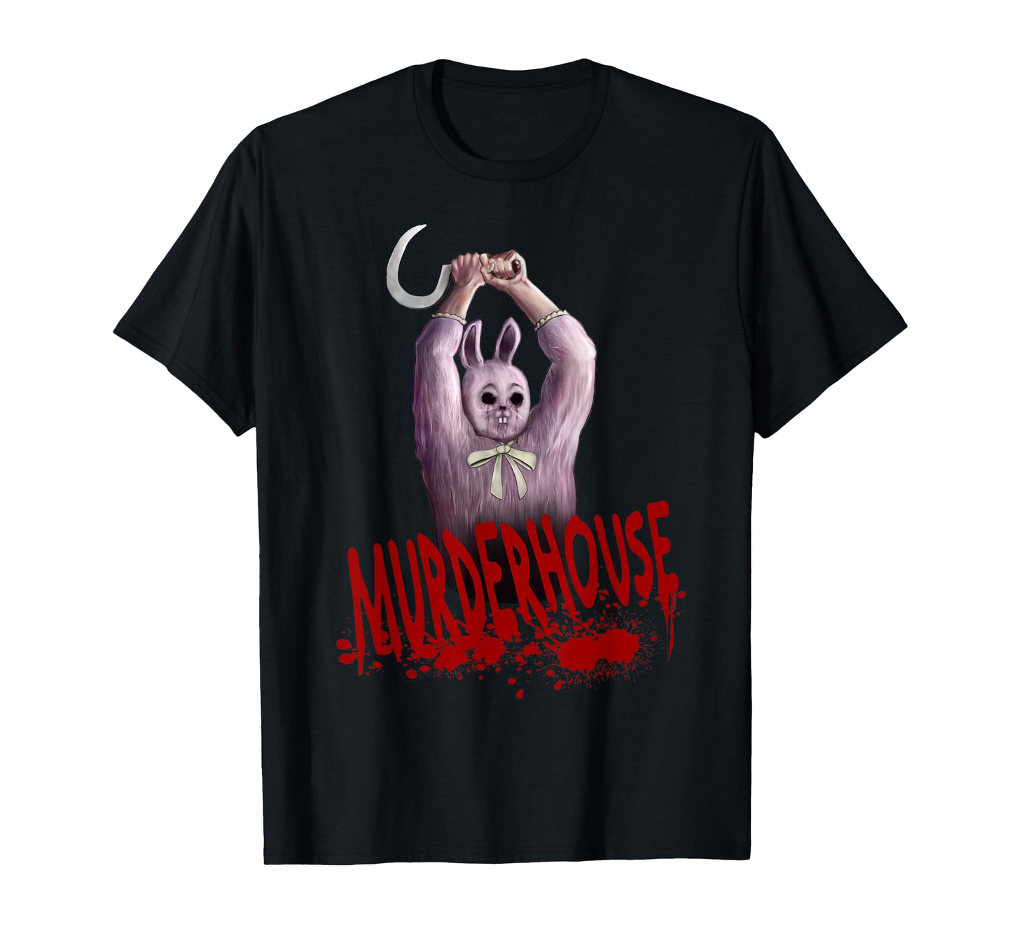 Murder House Easter Bunny Survival Horror Game Maniac T-Shirt