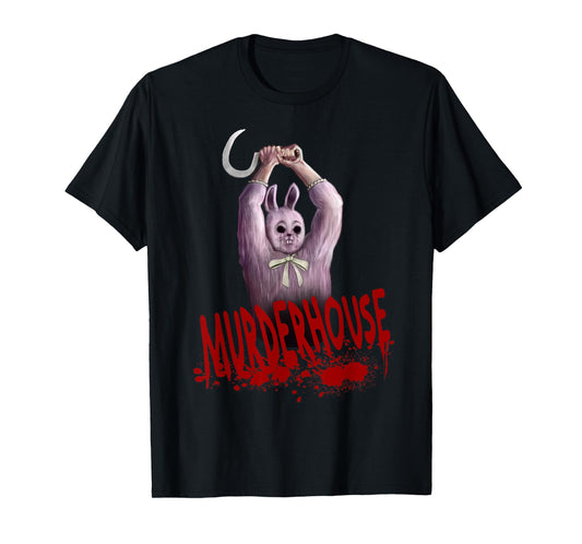 Murder House Easter Bunny Survival Horror Game Maniac T-Shirt